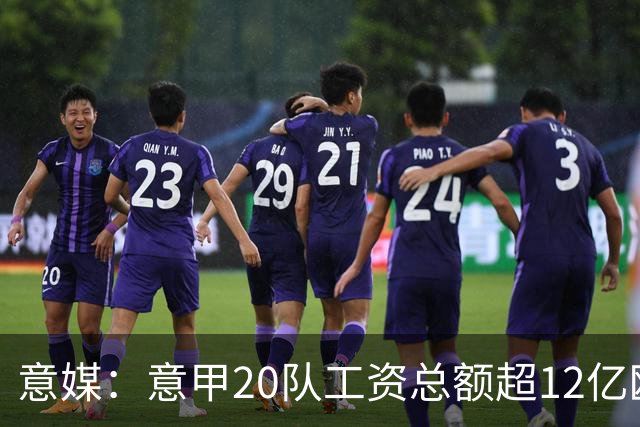 意媒：意甲20队工资总额超12亿欧，国米1.4582亿欧排名第一